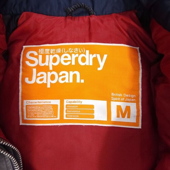 SUPERDRY Military Cargo Aviator Flight Nylon Utility Bomber Jacket Mens Medium - Picture 15 of 15